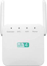 WiFi Booster Range Extender 300Mbps, Wireless Signal  Booster 2.4 and 5GHz 360°  - £31.59 GBP