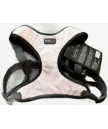 Nicole Miller Designer Pet Harness Baby Pink Velour Black Trim-Sz Large - £13.15 GBP