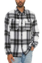 Men&#39;s Checkered Soft Flannel Shacket (L) - £38.30 GBP