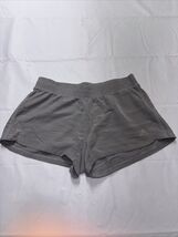 ADIDAS Womens Medium Gray Athletic Shorts Running Dry Dri Fit, Aeroready - $5.93