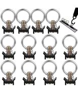 12 PCS Black L Track Single Stud Fittings with Round Ring for Barn Door - $366.29 MXN