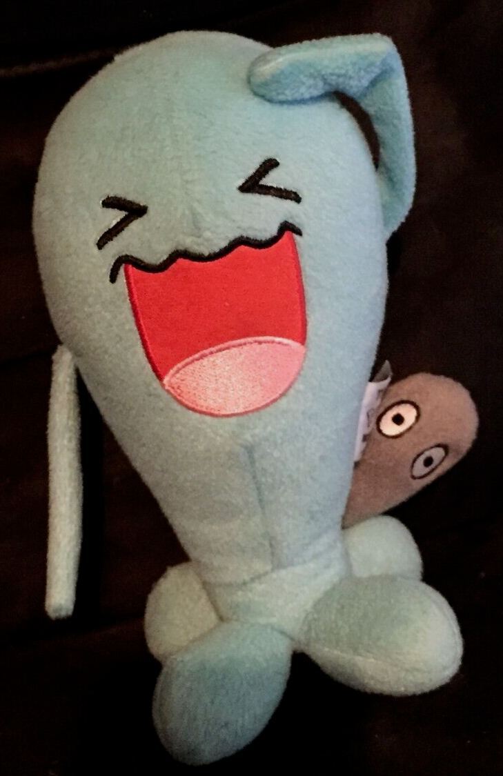 Primary image for Wobbuffet plush Tomy Pokemon 8 inches, 2017 (is darker blue then pictures )