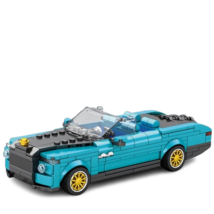 New 417PCS Retro Luxury Cars Model Building Blocks 1:24 Scale City Conve... - $19.99