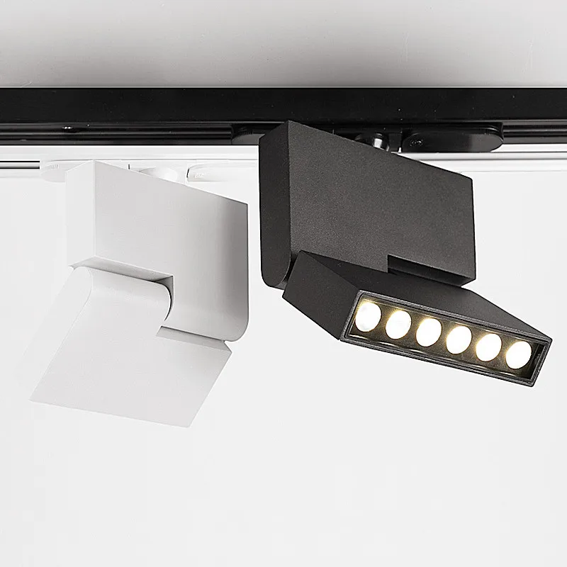 LED Track Lighting Adjustable Spotlight Wall Light AC110V 220V 30W Ceiling Light - £171.68 GBP