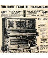 1969 Sears Home Piano Organ 1900 Repro Advertisement Musical Instruments... - $42.06 CAD