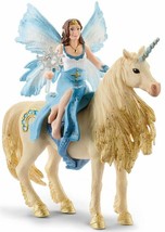 Eyela Riding On Golden Unicorn 42508 Bayala The World of Elves Schleich - $20.89