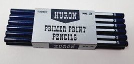 VTG Huron Primer Pencil Set Of 12 No. 2 Made in Japan Wood 1950s NEW HTF Rare - £60.20 GBP
