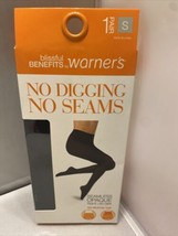 Blissful Benefits Warner Seamless Opaque Tight Women Pantyhose S Black Den 60  - £8.77 GBP