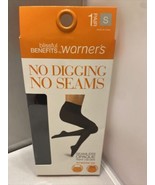 Blissful Benefits Warner Seamless Opaque Tight Women Pantyhose S Black D... - £8.63 GBP