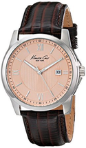 Kenneth Cole Men&#39;s 10019551 Classic Analog Display Japanese Quartz Brown Watch - £52.15 GBP