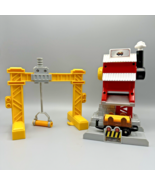 Fisher Price GeoTrax Replacement Pieces Cargo Loader &amp; Pipe Works Accessory - £14.30 GBP