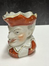 Antique Staffordshire Punch Jester Toby Jug Pitcher  from Punch &amp; Judy - £29.59 GBP