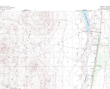 Oreana Quadrangle, Nevada 1956 Topo Map USGS 15 Minute Topographic - $21.99