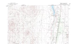 Oreana Quadrangle, Nevada 1956 Topo Map USGS 15 Minute Topographic - £17.25 GBP