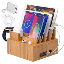 Multiple Usb Charging Station For Smartphones And Tablets, All-In-One Organizer  - £72.38 GBP