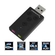 Sabrent Aluminum USB External 3D Stereo Sound Adapter for Windows and Ma... - $17.00
