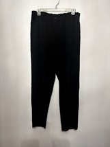 Riley &amp; Rae Women&#39;s Black High Rise Elastic Waist Straight Leg Pants M NWT - $21.49