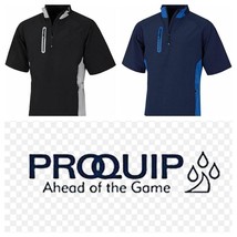 ProQuip Uomo Pro Tech Golf Vento Top - Blu Scuro / Reale, Nero/Grigio - ... - $51.77