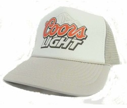 Coors Light Beer Trucker Hat Mesh Hat Snap Back Hat - £19.32 GBP