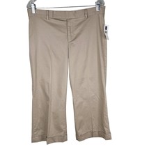 Gap Capris Khaki 10 Modern Fit Cropped Cuffed Stretch New - $29.69