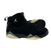 Nike Jordan sneakers 6 youth basketball True Flight GS Black lace up shoes - £15.65 GBP