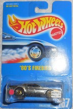 1992 Hot Wheels Collector #167 &quot; &#39;80&#39;s Firebird&quot; Silver Mint Car On Sealed Card - £4.00 GBP