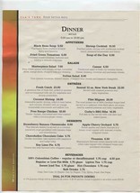 Sam&#39;s Town Hotel Private Dining Room Service Menu Tunica Mississippi  - $17.82