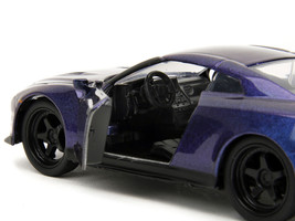 2009 Nissan GT-R R35 Purple Metallic Pink Slips Series 1/32 Diecast Car Jada - £16.33 GBP