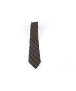 Vintage 70s Rockabilly Striped Color Block Neck Tie Dress Tie Wedding Po... - $19.75