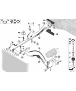 2011-2016 bmw 535i f10 n55 air condition ac a/c pressure line hose pipe ... - $82.05 CAD