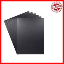 Durable Black ABS Plastic Sheet 12&quot; x 16&quot; x 1mm - Ideal for Handcraft Pr... - $665.36 MXN