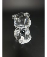 Fenton Art Glass Bear December Birthstone Blue Zircon Heart Figurine Pap... - $222.24 MXN