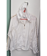 Fila Sport Women’s Running Jacket Windbreaker Hood Lightweight Retro Size L - $22.32 CAD