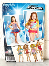 Project Runway Simplicity Kids&#39; Rash Guard &amp; Swimsuits Pattern 1120 Sz 3... - £7.57 GBP