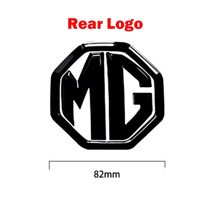 MG MG4 MG 4 MULAN Electric ABS Black Logo Car Emblem Styling Plastic Front &amp; Rea - £13.36 GBP