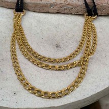 Bohemian Chunky Womens Chain Necklace Trendy Bold Fashion Accessory Distinctive - £19.78 GBP