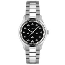 Gucci Women&#39;s G-Timeless Black Dial Watch - YA1265034 - £801.82 GBP