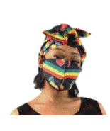 Pan-African Fashion Mask &amp; Headwrap Set - £22.45 GBP