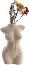Body Vase Female Form For Boho Bathroom Decor, Boho Flowers,, Regular, Ivory - £26.73 GBP