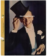 FRED ASTAIRE - RKO STAR - IN ACTION Color Photo &amp; Facts &#39;30s Dixie Cup P... - $47.99 CAD
