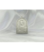 Jesus God Design Engraved Handmade Unique 925 Sterling Silver Pendant Je... - $78.78 CAD+