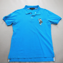 Mens USPA US Polo ASSN Shirt Short Sleeve Small S Blue LARGE GRAY PONY LOGO - $26.25