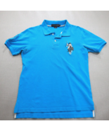 Mens USPA US Polo ASSN Shirt Short Sleeve Small S Blue LARGE GRAY PONY LOGO - £20.65 GBP
