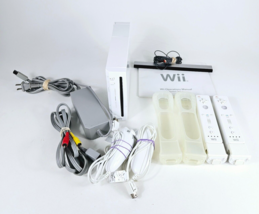 Nintendo Wii Game Console System Bundle GameCube White RVL-001 Compatibl... - £42.57 GBP
