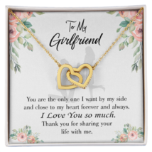 To My Girlfriend By My Side Inseparable Necklace - £53.44 GBP+