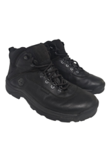 Timberland Men&#39;s Mid-Cut White Ledge WP Hiking Boots 12122 Black Size 11M - $66.49