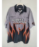 Mens Harley Davidson Screaming Eagle Embroidered Performance Parts Shirt XL - $75.95