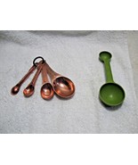 Vintage COPPER or FULLER BRUSH COMPANY Measuring Spoons-Coffee-Spices-Ki... - £15.76 GBP