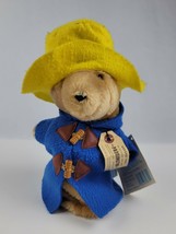 New Paddington Bear Hand Puppet Plush - Eden Toys - Blue &amp; Yellow outfit - $15.83