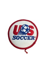 VINTAGE US SOCCER FIFA WORLD CUP TEAM USA SOUVENIR 3&quot; ROUND IRON ON CLOT... - €6,94 EUR